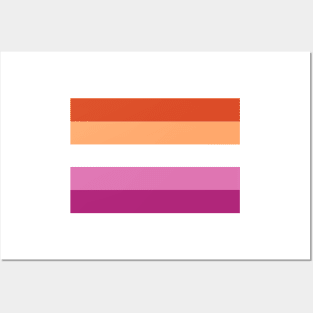 Lesbian Pride Flag Posters and Art